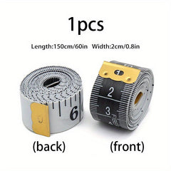 Soft Ruler Tape Measure Double Scale Body Sewing Flexible Ruler