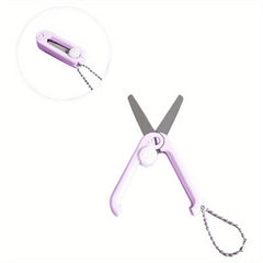 2pcs Retractable Portable Folding Scissors Safety Scissors
