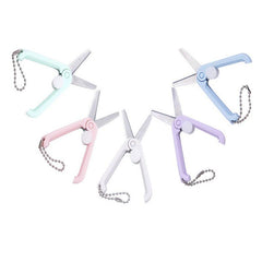 2pcs Retractable Portable Folding Scissors Safety Scissors