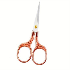 Vintage Flower Pattern Scissors Stainless Steel Sewing Scissors