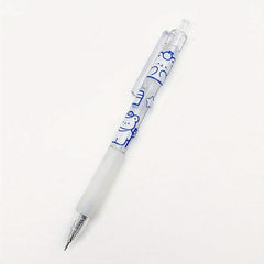 2pcs Push Pen Art Cream Bear Bullet Journal Carving Paper Cutting