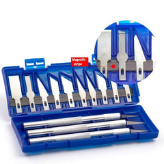 13pcs Aluminum Alloy Carving Paper Cut Tool Set Handcraft Model