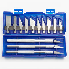 13pcs Aluminum Alloy Carving Paper Cut Tool Set Handcraft Model