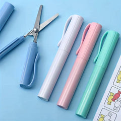 Mini Portable Folding Scissors Student Art Scissors