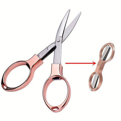 Portable Stainless Steel Folding Scissors for Travel