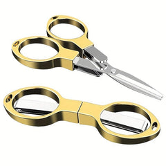 Portable Stainless Steel Folding Scissors for Travel