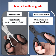 Blade Office Scissors Household Portable Scissors Non Adhesive Students' Hand