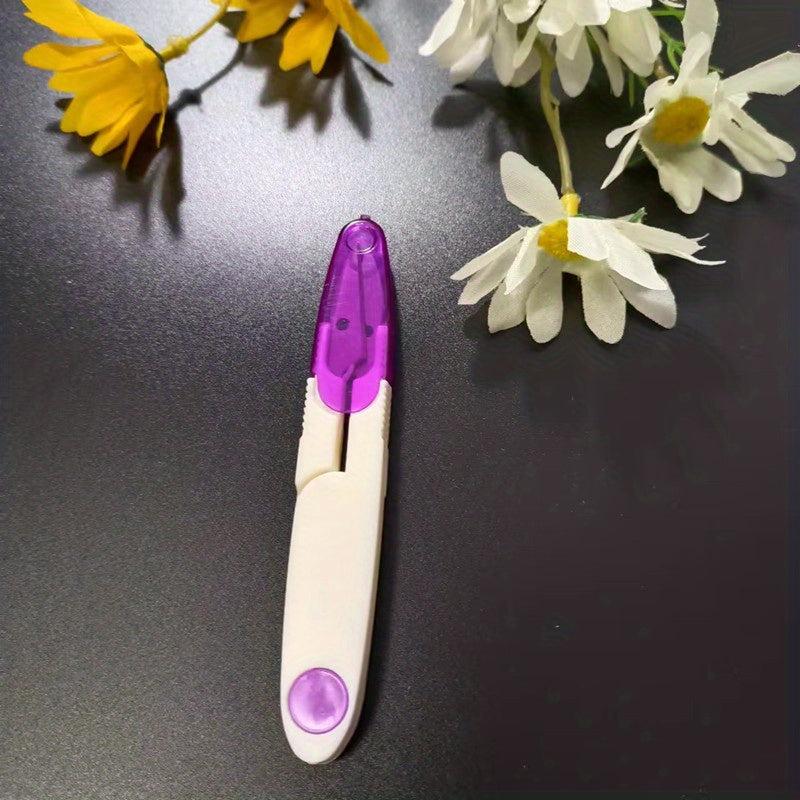 Colored Handle Safety Spring Sewing Scissors