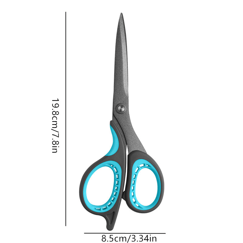 Teflon Non Stick Scissors Rust Proof Shears for Home Office Kitchen Art Crafts