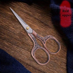 Plum Blossom Antique Scissors Stainless Steel Household Scissors