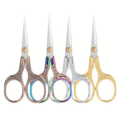 Plum Blossom Antique Scissors Stainless Steel Household Scissors