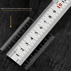 Steel Ruler 11.81in Stainless Steel Office Student Special Plate Ruler
