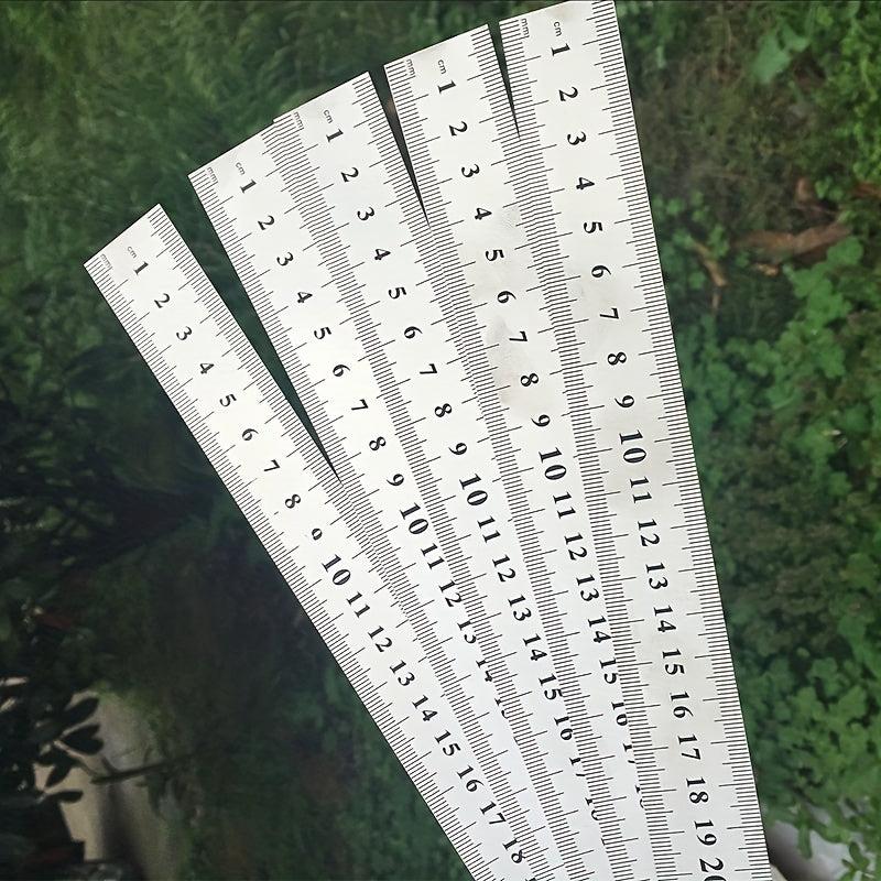 Steel Ruler 11.81in Stainless Steel Office Student Special Plate Ruler