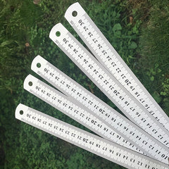 Steel Ruler 11.81in Stainless Steel Office Student Special Plate Ruler
