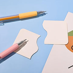 1pc Push Type Carving T Sticker Unlock Creativity