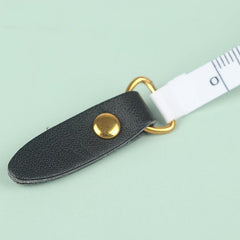 Portable Retractable Leather Mini Tape Measure Nostalgic Ruler