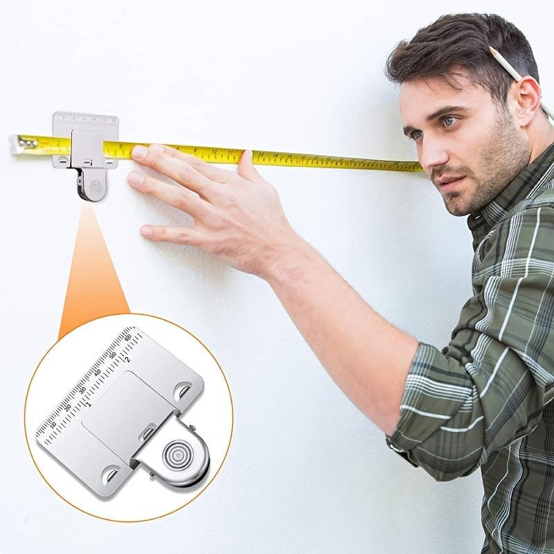 Stainless Steel Corner Measuring Tool Tape Clamp