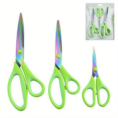 3-Piece Titanium Scissors Set for Sewing, Arts & School Projects