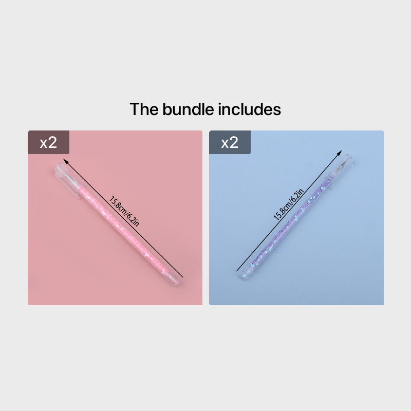 Pen Shaped Stainless Steel Paper Cutter Pink Purple
