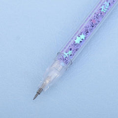Pen Shaped Stainless Steel Paper Cutter Pink Purple