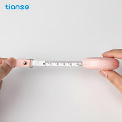 TIANSE Soft Round Tape Measure 60 Inch Retractable Inch Tape for Sewing