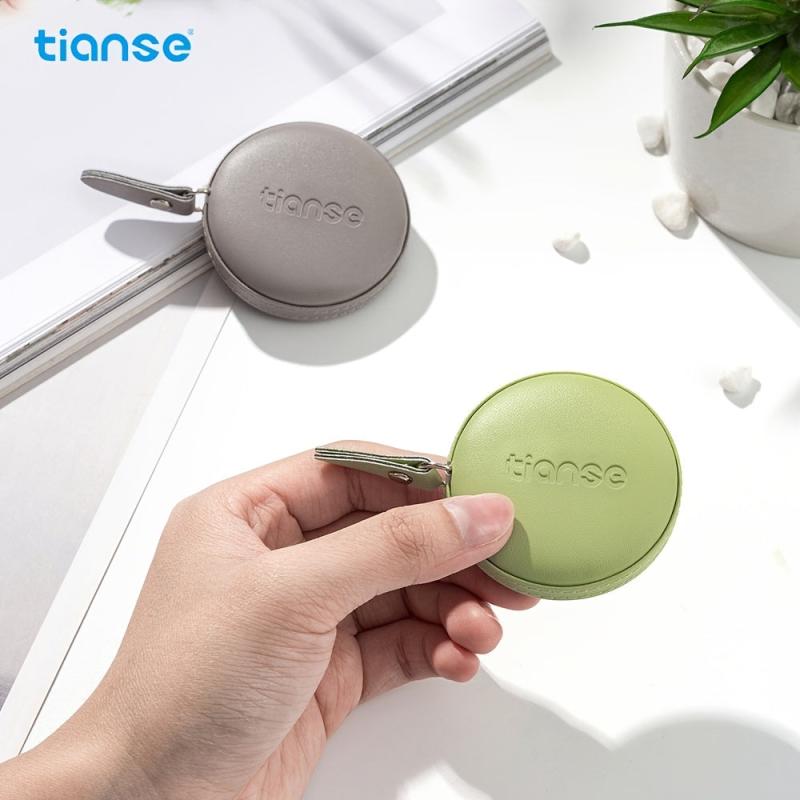 TIANSE Soft Round Tape Measure 60 Inch Retractable Inch Tape for Sewing