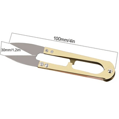 U-Shaped Embroidery Scissors for Thread Cutting