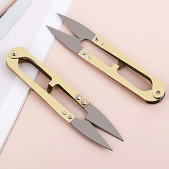 U-Shaped Embroidery Scissors for Thread Cutting