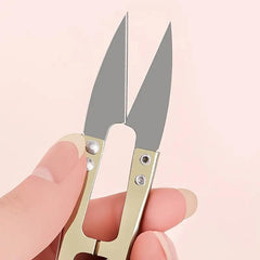 U-Shaped Embroidery Scissors for Thread Cutting