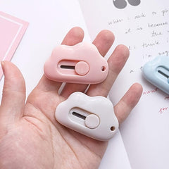 Cloud Mini Portable Paper Cutter Pink Set