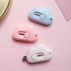 Cloud Mini Portable Paper Cutter Pink Set