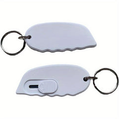 Portable Mini Keychain Box Cutter Retractable Blade Pocket Utility