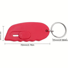 Portable Mini Keychain Box Cutter Retractable Blade Pocket Utility