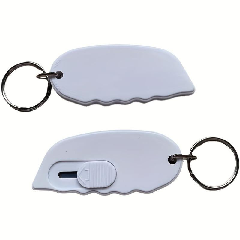 Portable Mini Keychain Box Cutter Retractable Blade Pocket Utility
