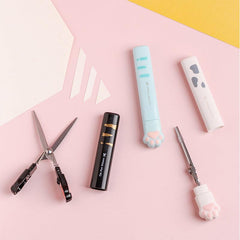 Adorable Cat Claw Scissor w/ Protective Cover for Scrapbooking & Students