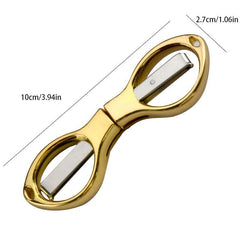 Mini Folding Scissors Stainless Steel Keychain Camping Fishing Scissor