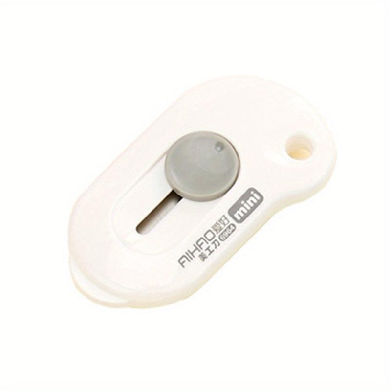 Portable Retractable Keychain Letter Opener Pack Tape Plastic