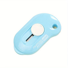 Portable Retractable Keychain Letter Opener Pack Tape Plastic