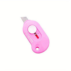 Portable Retractable Keychain Letter Opener Pack Tape Plastic