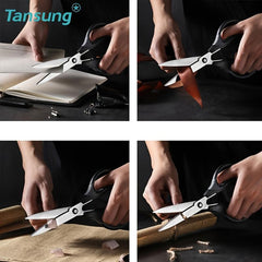 TANSUNG 8 Inch Tailor Scissors Heavy Duty Stainless Steel Blade Fabric Shears