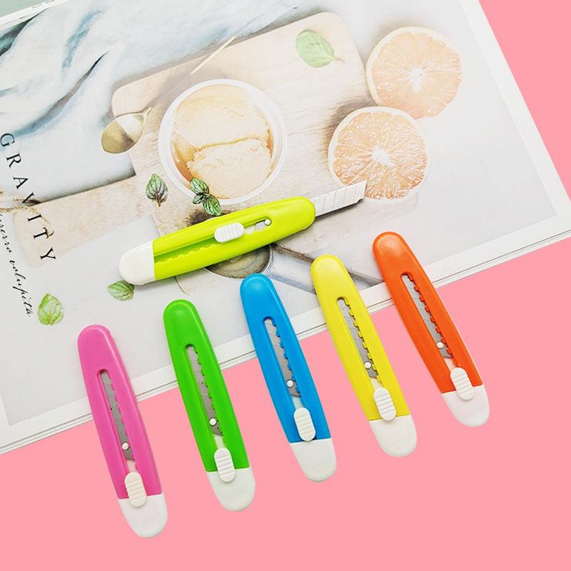 Mini Art Portable Unpacking Box Opening Paper Cutting Student Stationery
