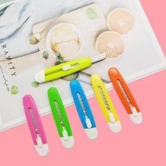 Mini Art Portable Unpacking Box Opening Paper Cutting Student Stationery