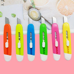 Mini Art Portable Unpacking Box Opening Paper Cutting Student Stationery