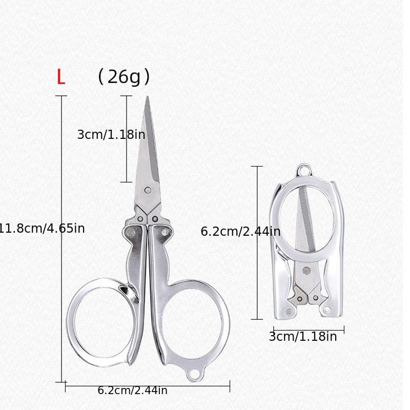 Mini Folding Stainless Steel Pocket Scissors for Travel