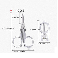 Mini Folding Stainless Steel Pocket Scissors for Travel