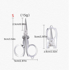 Mini Folding Stainless Steel Pocket Scissors for Travel