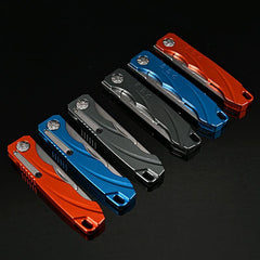 Mini Folding Paper Art Carving Keychain Portable Box Opening
