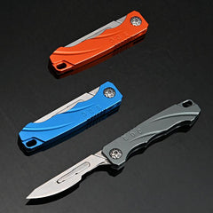 Mini Folding Paper Art Carving Keychain Portable Box Opening