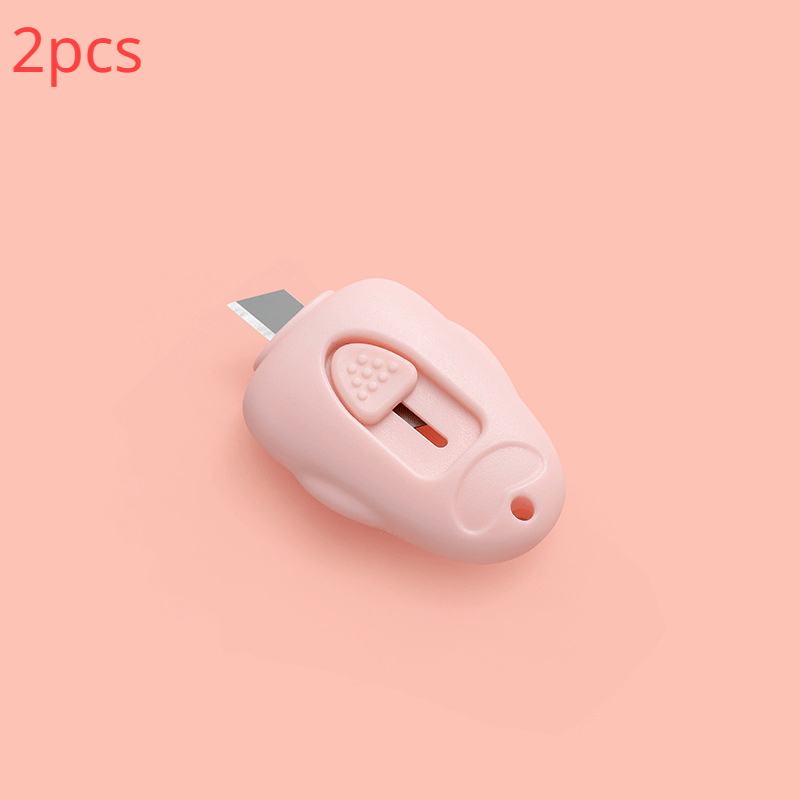 2pcs Japanese Cartoon Mini Utility Portable Paper Cutting Tool