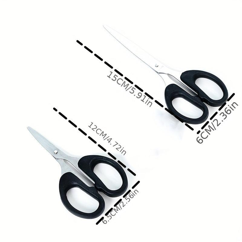 Stainless Steel Office Scissors for Students and DIY Projects